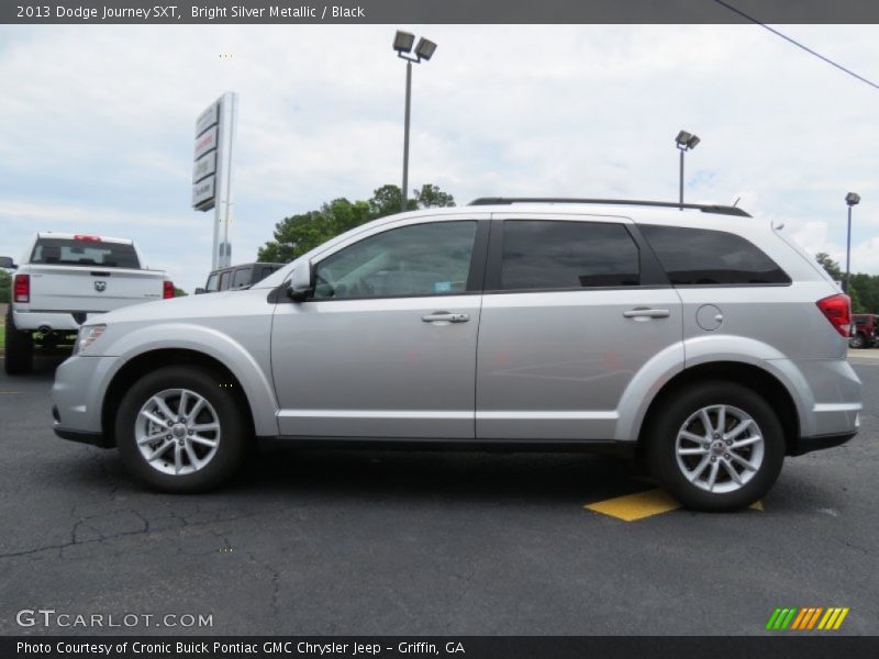 Bright Silver Metallic / Black 2013 Dodge Journey SXT