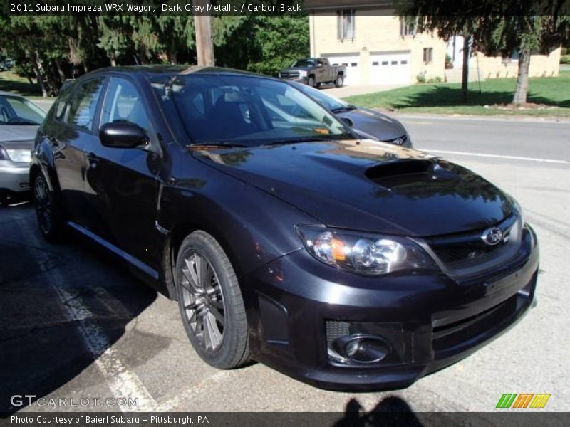 Dark Gray Metallic / Carbon Black 2011 Subaru Impreza WRX Wagon