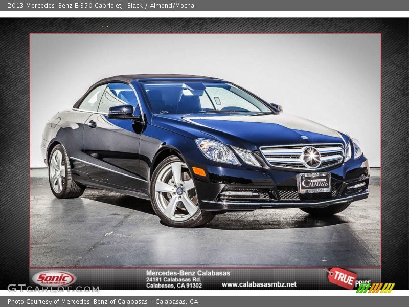 Black / Almond/Mocha 2013 Mercedes-Benz E 350 Cabriolet