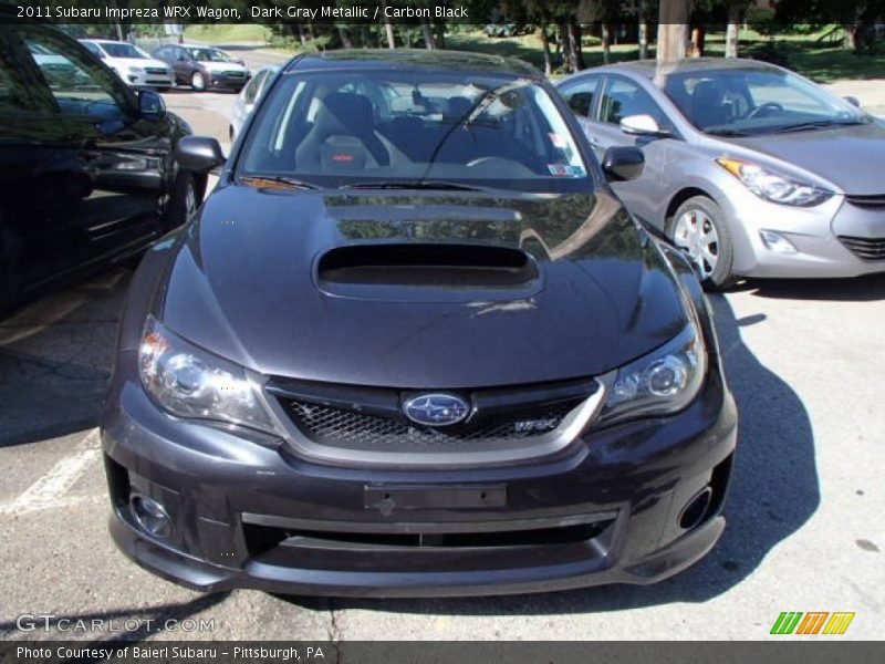 Dark Gray Metallic / Carbon Black 2011 Subaru Impreza WRX Wagon
