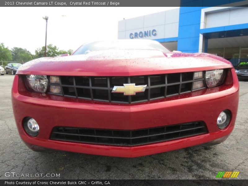 Crystal Red Tintcoat / Beige 2013 Chevrolet Camaro LT Coupe