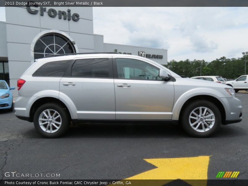 Bright Silver Metallic / Black 2013 Dodge Journey SXT