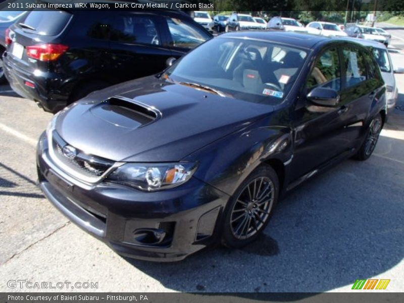 Dark Gray Metallic / Carbon Black 2011 Subaru Impreza WRX Wagon