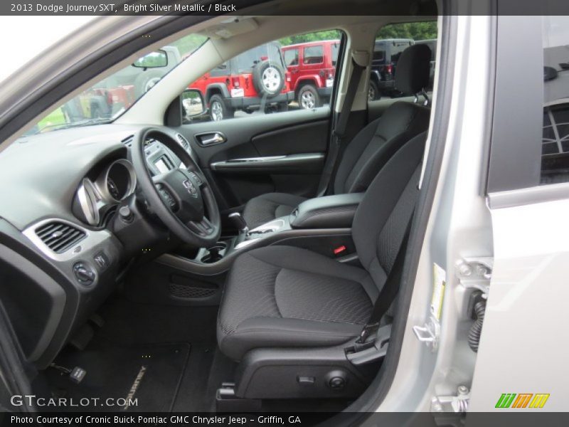 Bright Silver Metallic / Black 2013 Dodge Journey SXT