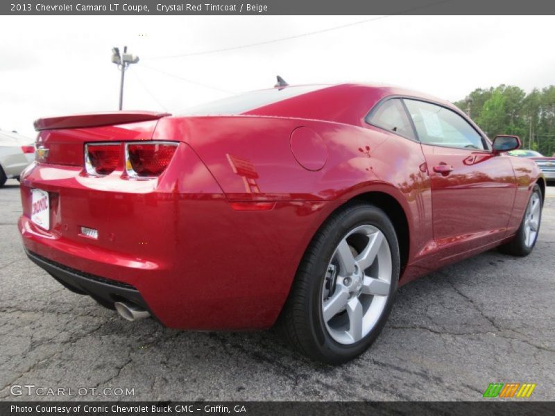 Crystal Red Tintcoat / Beige 2013 Chevrolet Camaro LT Coupe