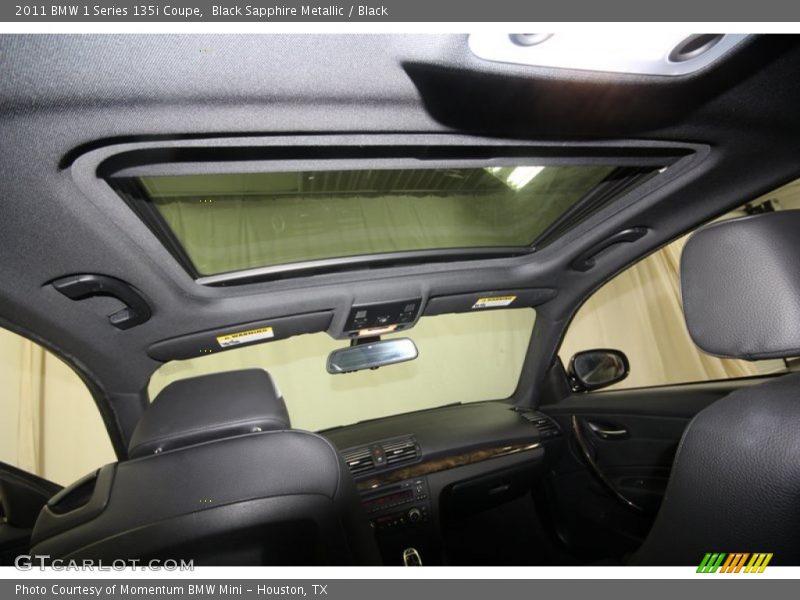 Black Sapphire Metallic / Black 2011 BMW 1 Series 135i Coupe