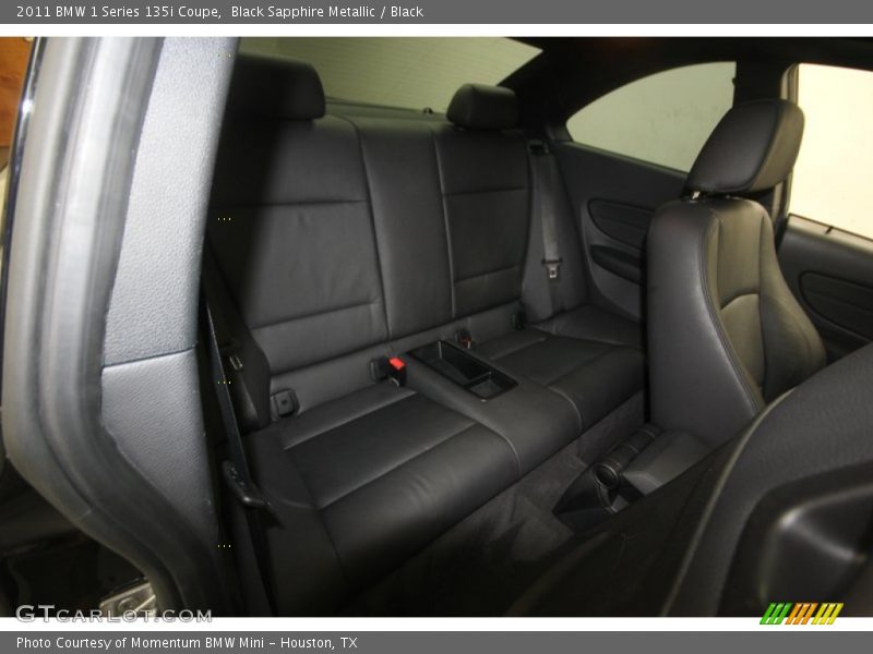 Black Sapphire Metallic / Black 2011 BMW 1 Series 135i Coupe
