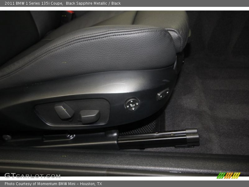 Black Sapphire Metallic / Black 2011 BMW 1 Series 135i Coupe