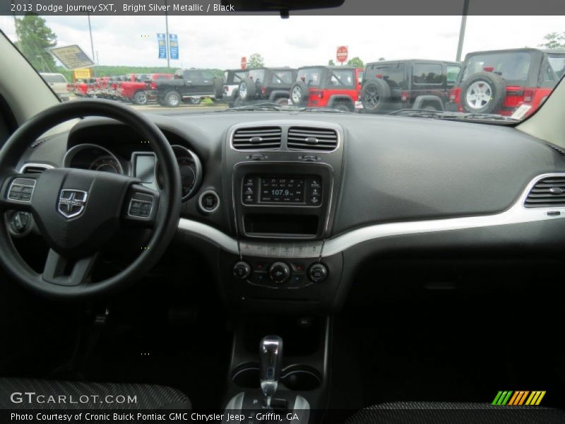 Bright Silver Metallic / Black 2013 Dodge Journey SXT