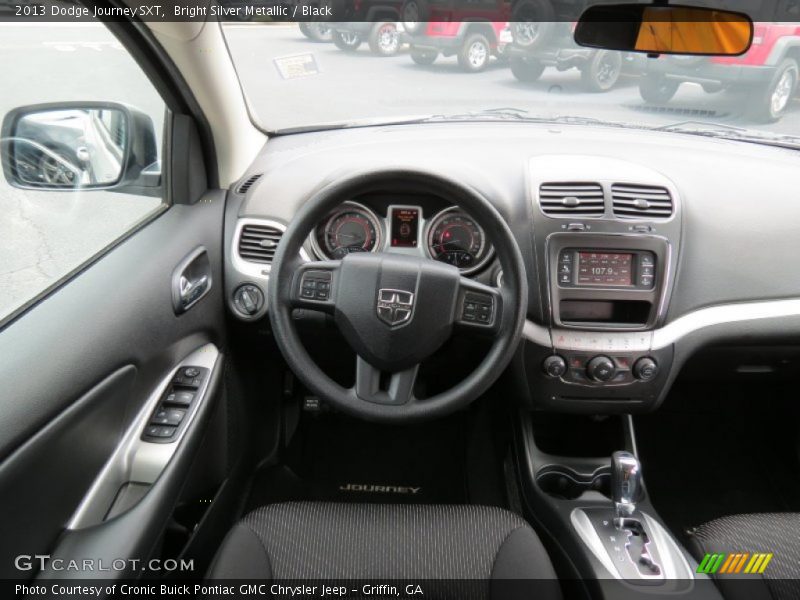 Bright Silver Metallic / Black 2013 Dodge Journey SXT