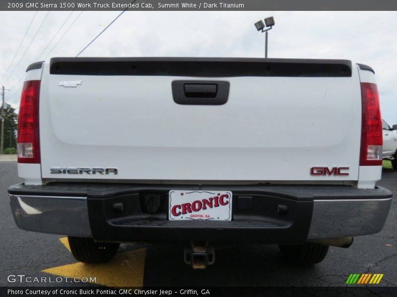 Summit White / Dark Titanium 2009 GMC Sierra 1500 Work Truck Extended Cab