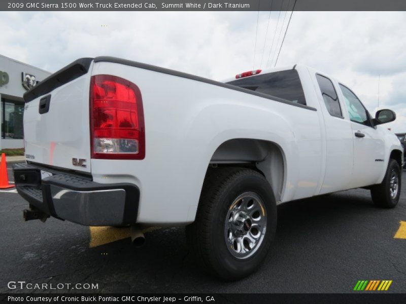 Summit White / Dark Titanium 2009 GMC Sierra 1500 Work Truck Extended Cab