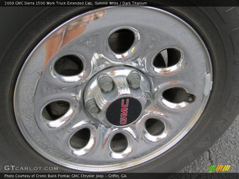 Summit White / Dark Titanium 2009 GMC Sierra 1500 Work Truck Extended Cab