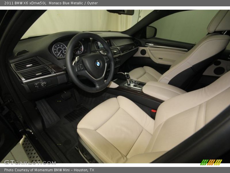 Monaco Blue Metallic / Oyster 2011 BMW X6 xDrive50i