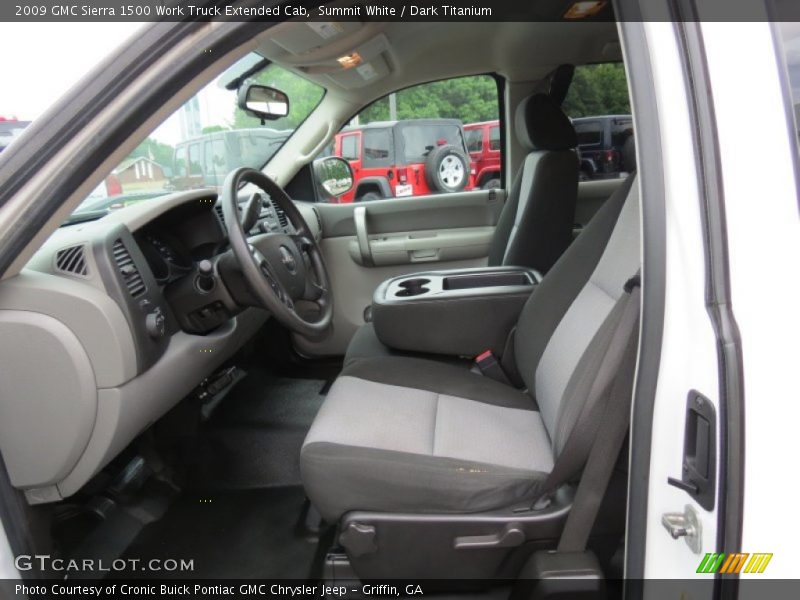 Summit White / Dark Titanium 2009 GMC Sierra 1500 Work Truck Extended Cab