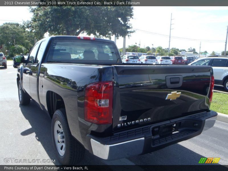 Black / Dark Titanium 2013 Chevrolet Silverado 1500 Work Truck Extended Cab