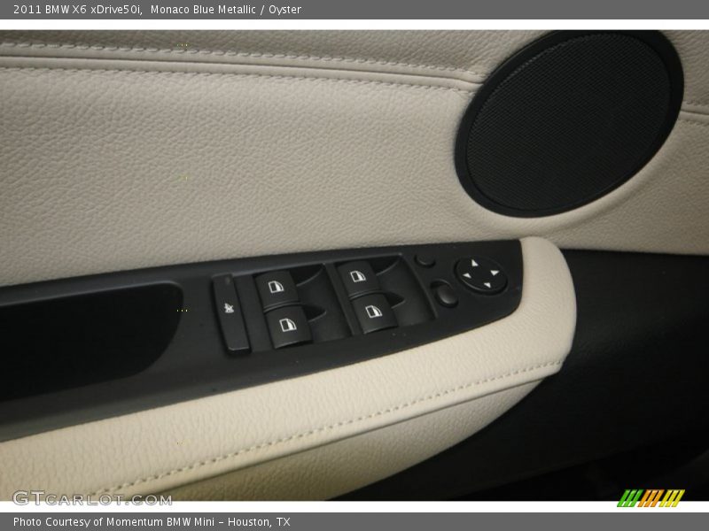 Monaco Blue Metallic / Oyster 2011 BMW X6 xDrive50i