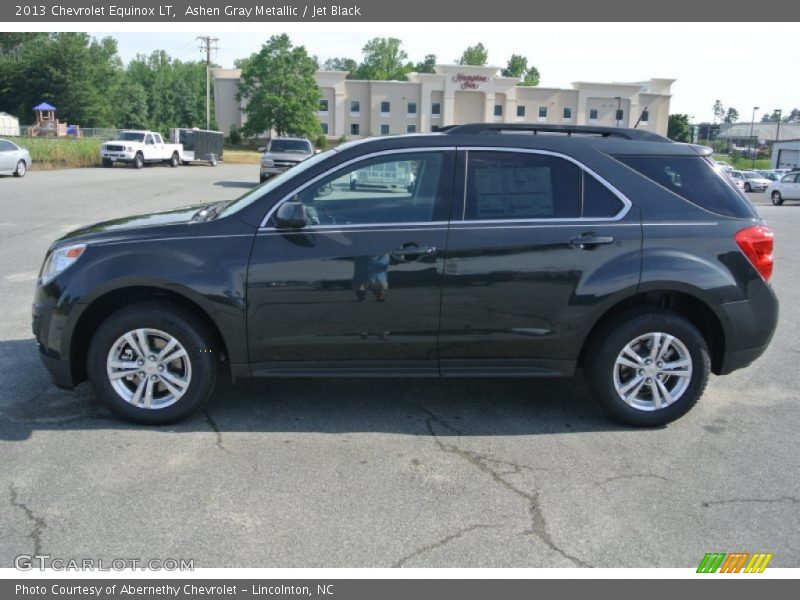 Ashen Gray Metallic / Jet Black 2013 Chevrolet Equinox LT