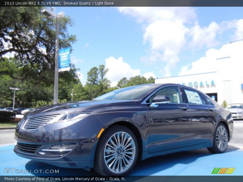 Smoked Quartz / Light Dune 2013 Lincoln MKZ 3.7L V6 FWD