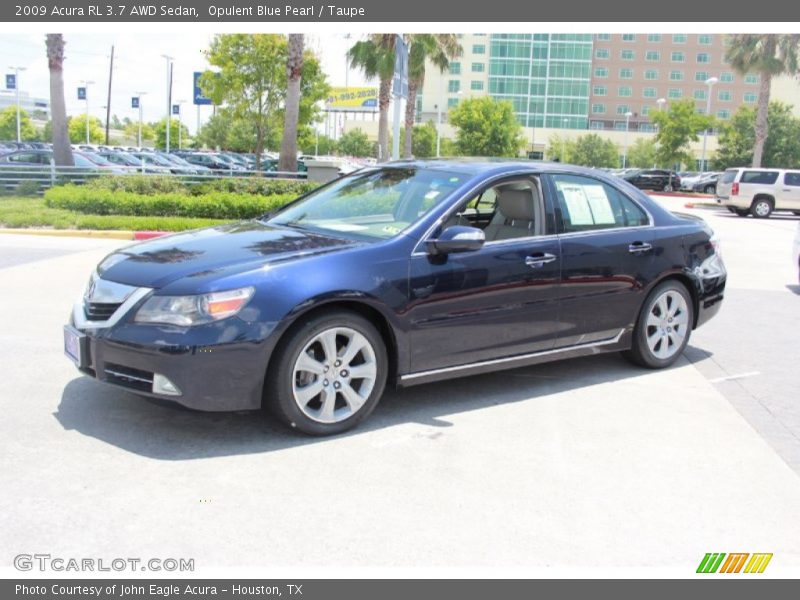 Front 3/4 View of 2009 RL 3.7 AWD Sedan