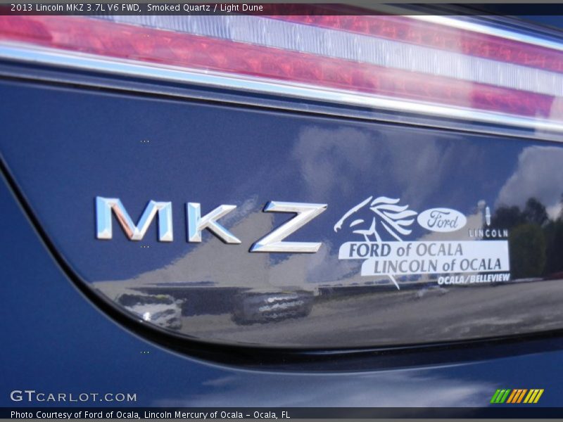 Smoked Quartz / Light Dune 2013 Lincoln MKZ 3.7L V6 FWD
