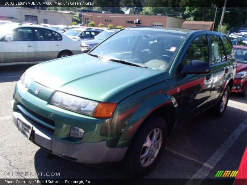 Medium Green / Gray 2003 Saturn VUE V6 AWD