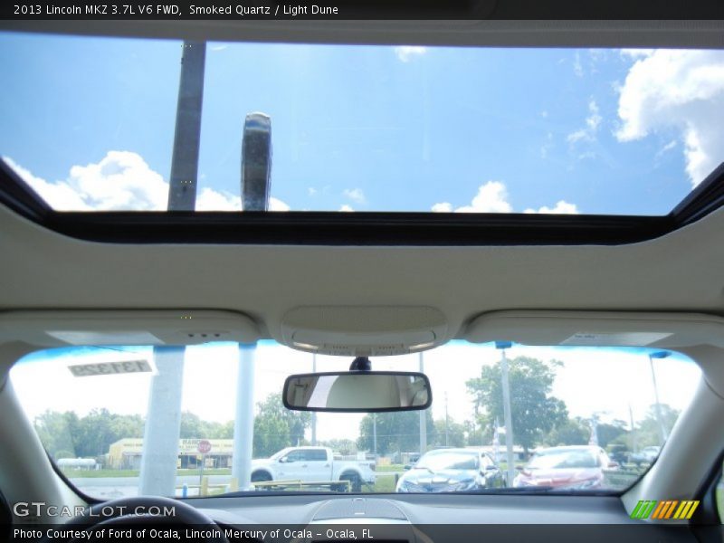 Sunroof of 2013 MKZ 3.7L V6 FWD