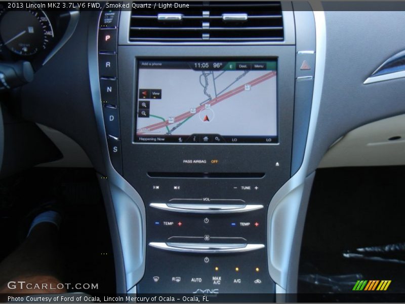 Navigation of 2013 MKZ 3.7L V6 FWD