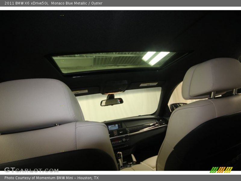 Monaco Blue Metallic / Oyster 2011 BMW X6 xDrive50i