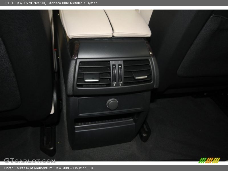 Monaco Blue Metallic / Oyster 2011 BMW X6 xDrive50i