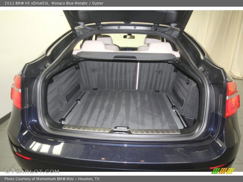 Monaco Blue Metallic / Oyster 2011 BMW X6 xDrive50i