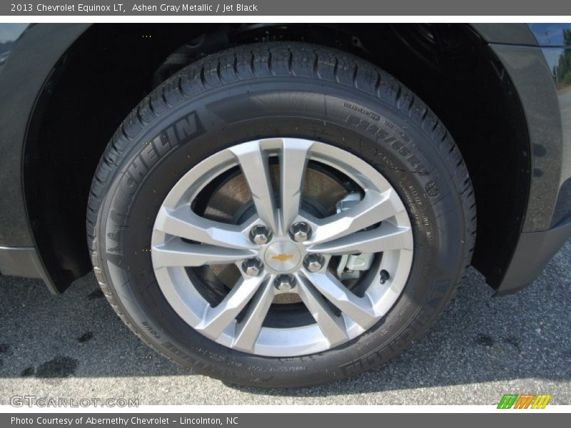 Ashen Gray Metallic / Jet Black 2013 Chevrolet Equinox LT