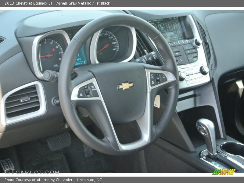 Ashen Gray Metallic / Jet Black 2013 Chevrolet Equinox LT