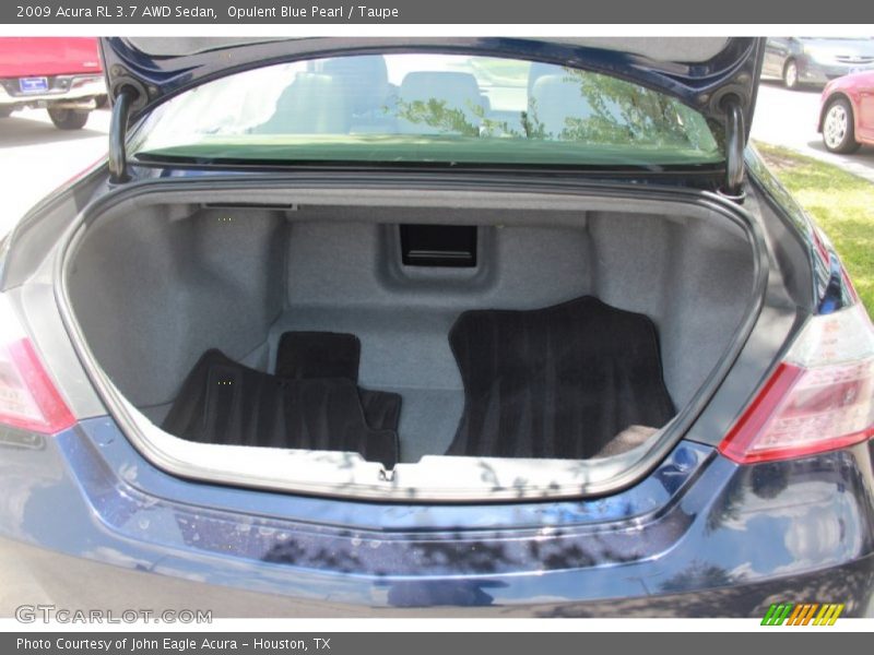 Opulent Blue Pearl / Taupe 2009 Acura RL 3.7 AWD Sedan
