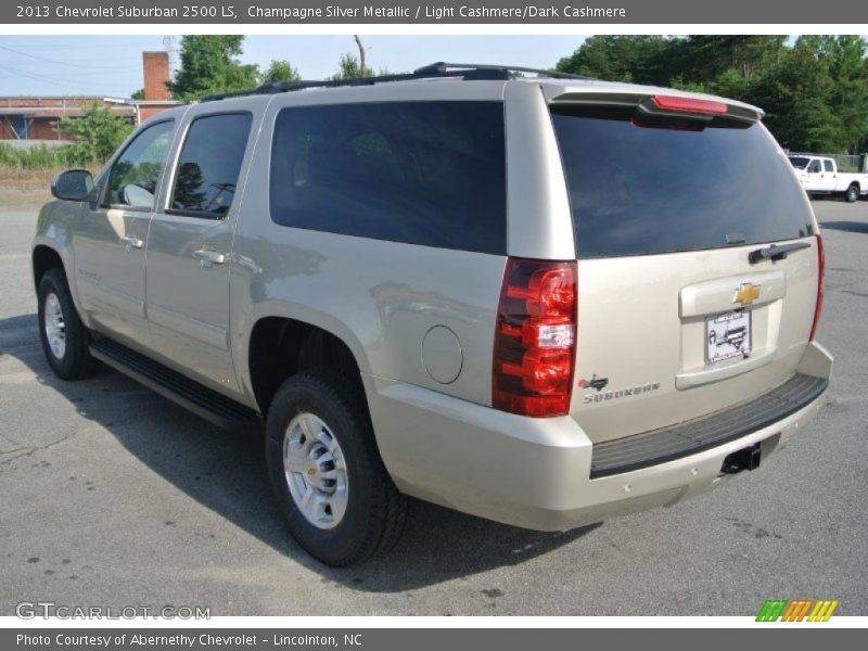 Champagne Silver Metallic / Light Cashmere/Dark Cashmere 2013 Chevrolet Suburban 2500 LS