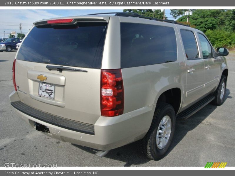 Champagne Silver Metallic / Light Cashmere/Dark Cashmere 2013 Chevrolet Suburban 2500 LS