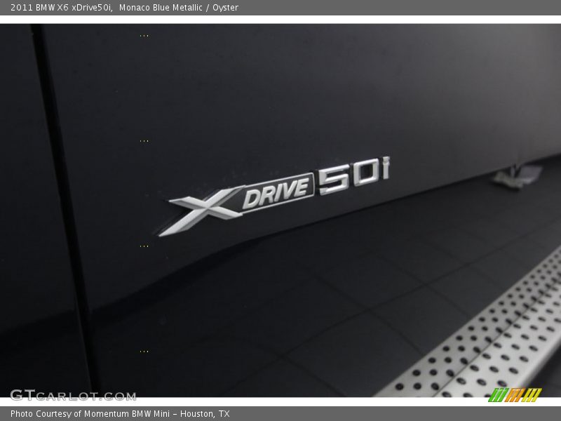 Monaco Blue Metallic / Oyster 2011 BMW X6 xDrive50i