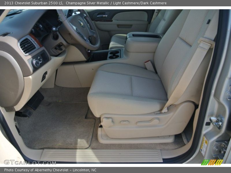 Champagne Silver Metallic / Light Cashmere/Dark Cashmere 2013 Chevrolet Suburban 2500 LS