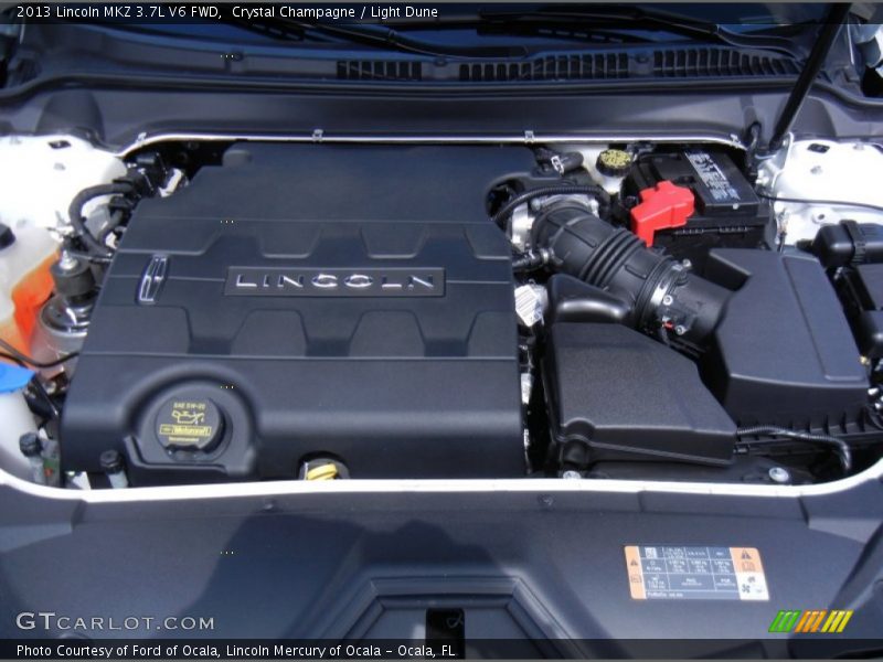  2013 MKZ 3.7L V6 FWD Engine - 3.7 Liter DOHC 24-Valve Ti-VCT V6