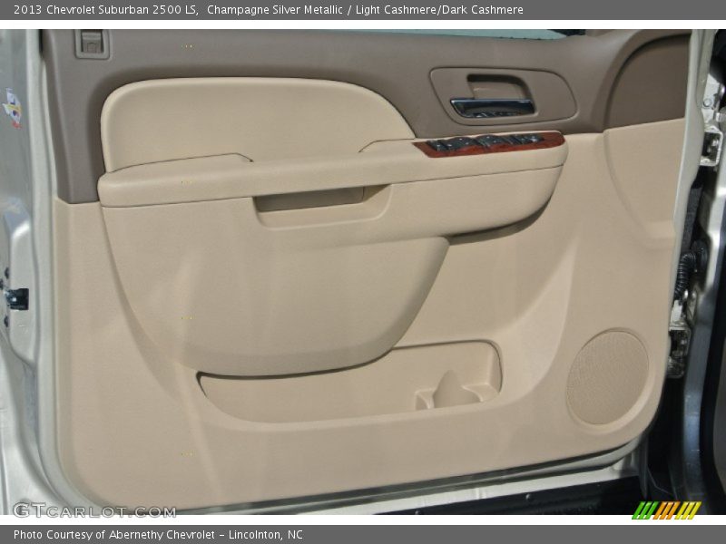 Champagne Silver Metallic / Light Cashmere/Dark Cashmere 2013 Chevrolet Suburban 2500 LS