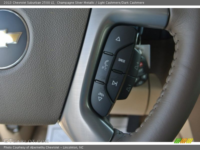 Champagne Silver Metallic / Light Cashmere/Dark Cashmere 2013 Chevrolet Suburban 2500 LS