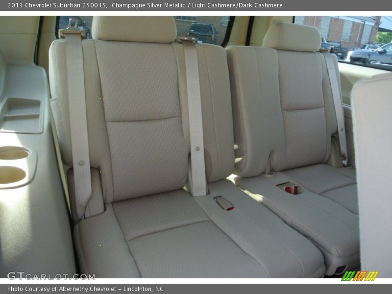 Rear Seat of 2013 Suburban 2500 LS