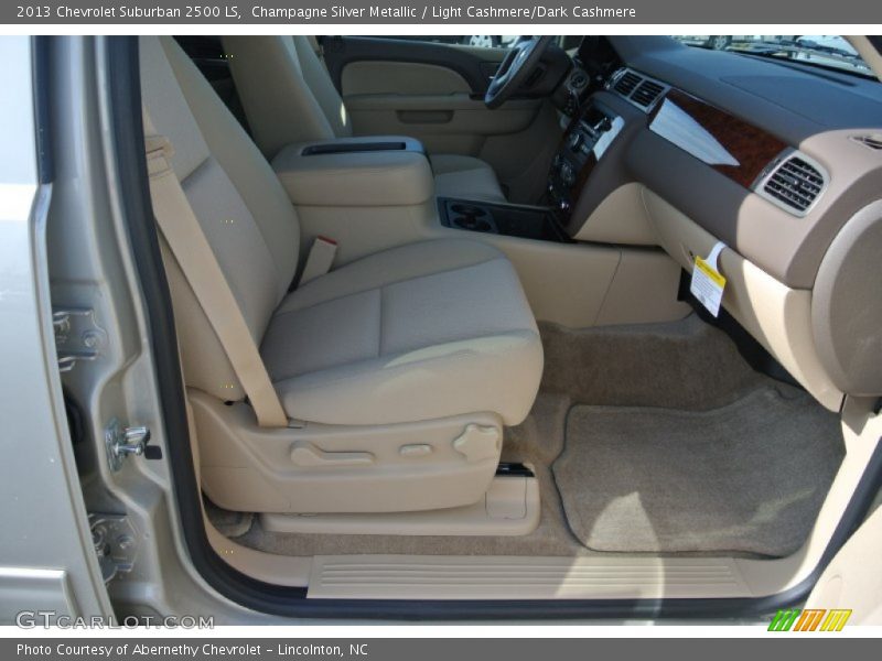 Champagne Silver Metallic / Light Cashmere/Dark Cashmere 2013 Chevrolet Suburban 2500 LS