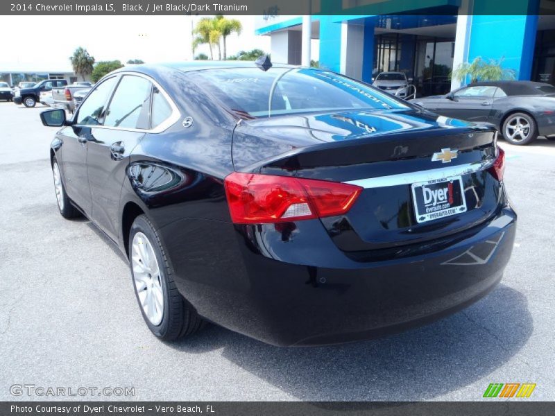 Black / Jet Black/Dark Titanium 2014 Chevrolet Impala LS