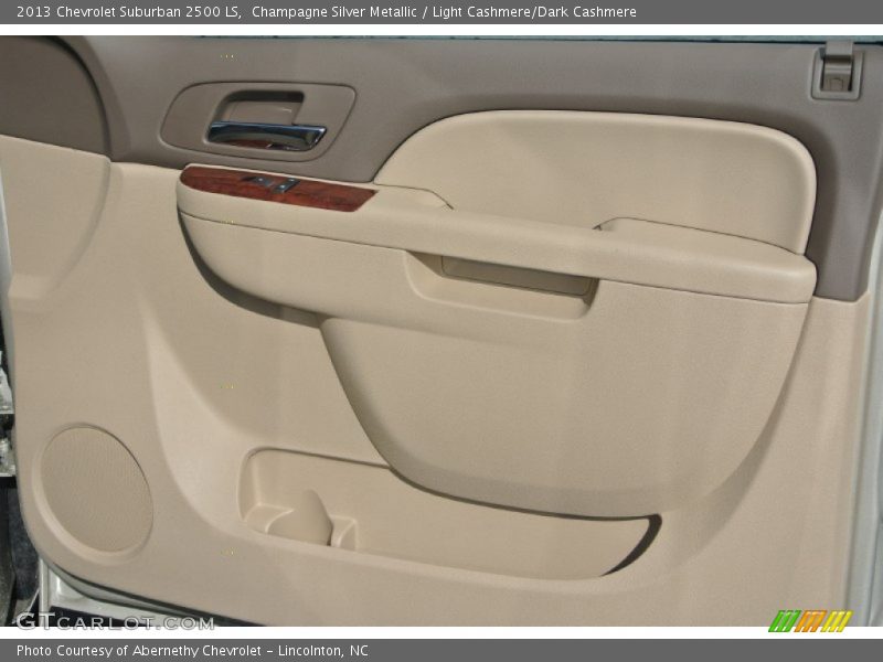 Champagne Silver Metallic / Light Cashmere/Dark Cashmere 2013 Chevrolet Suburban 2500 LS