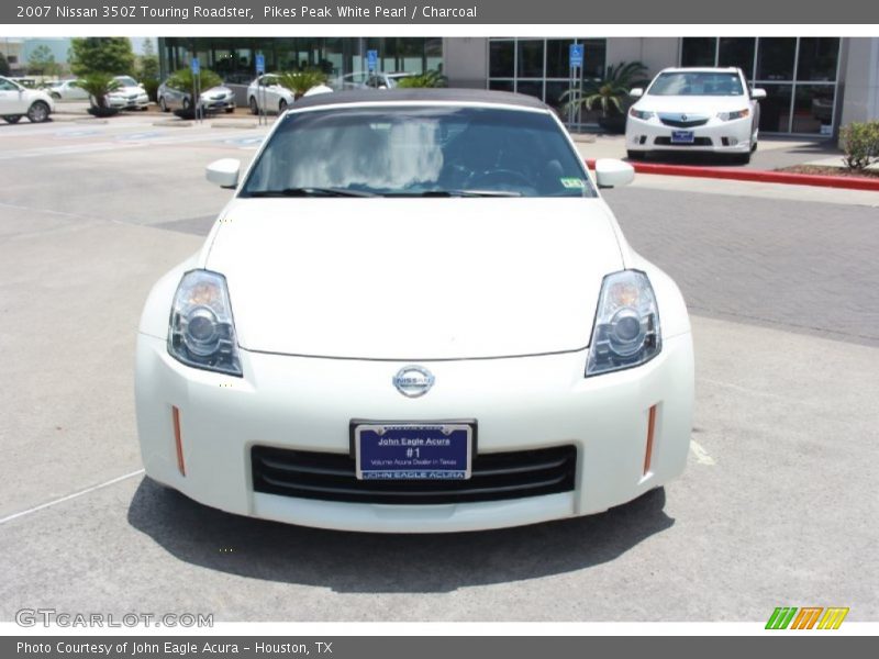 Pikes Peak White Pearl / Charcoal 2007 Nissan 350Z Touring Roadster