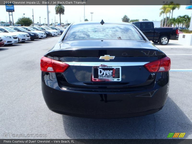 Black / Jet Black/Dark Titanium 2014 Chevrolet Impala LS