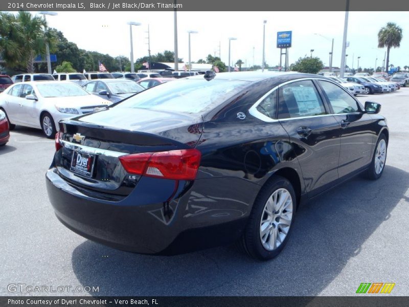 Black / Jet Black/Dark Titanium 2014 Chevrolet Impala LS