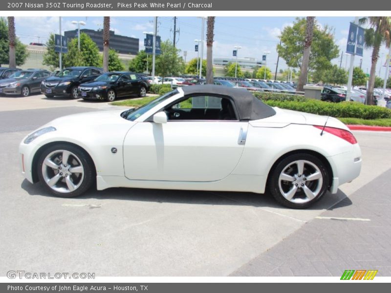 Pikes Peak White Pearl / Charcoal 2007 Nissan 350Z Touring Roadster