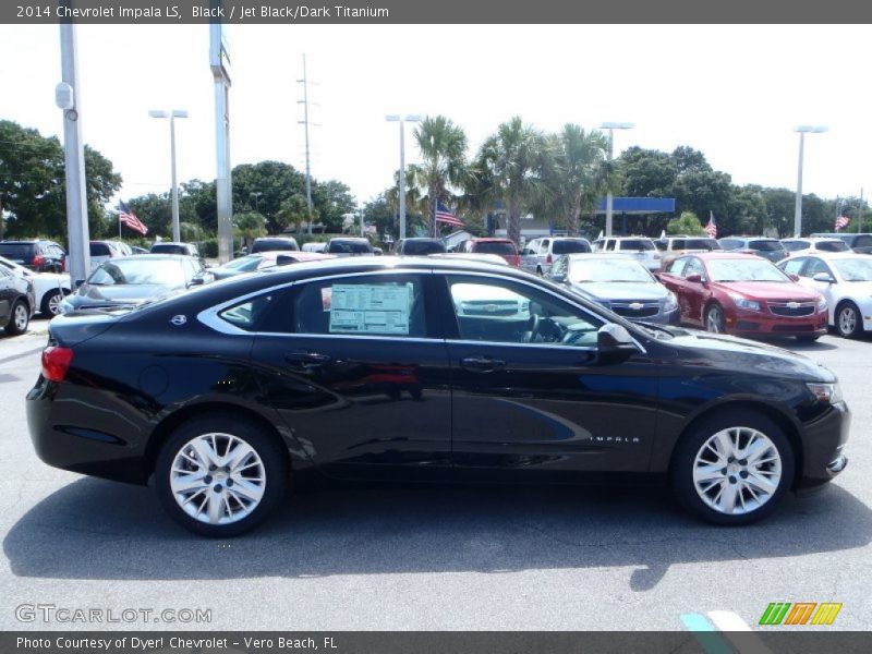 Black / Jet Black/Dark Titanium 2014 Chevrolet Impala LS